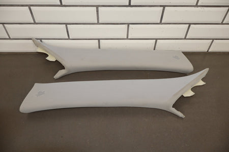 2007-09 Lexus LS460 Pair Front A Pillar Trim Lt. Grey