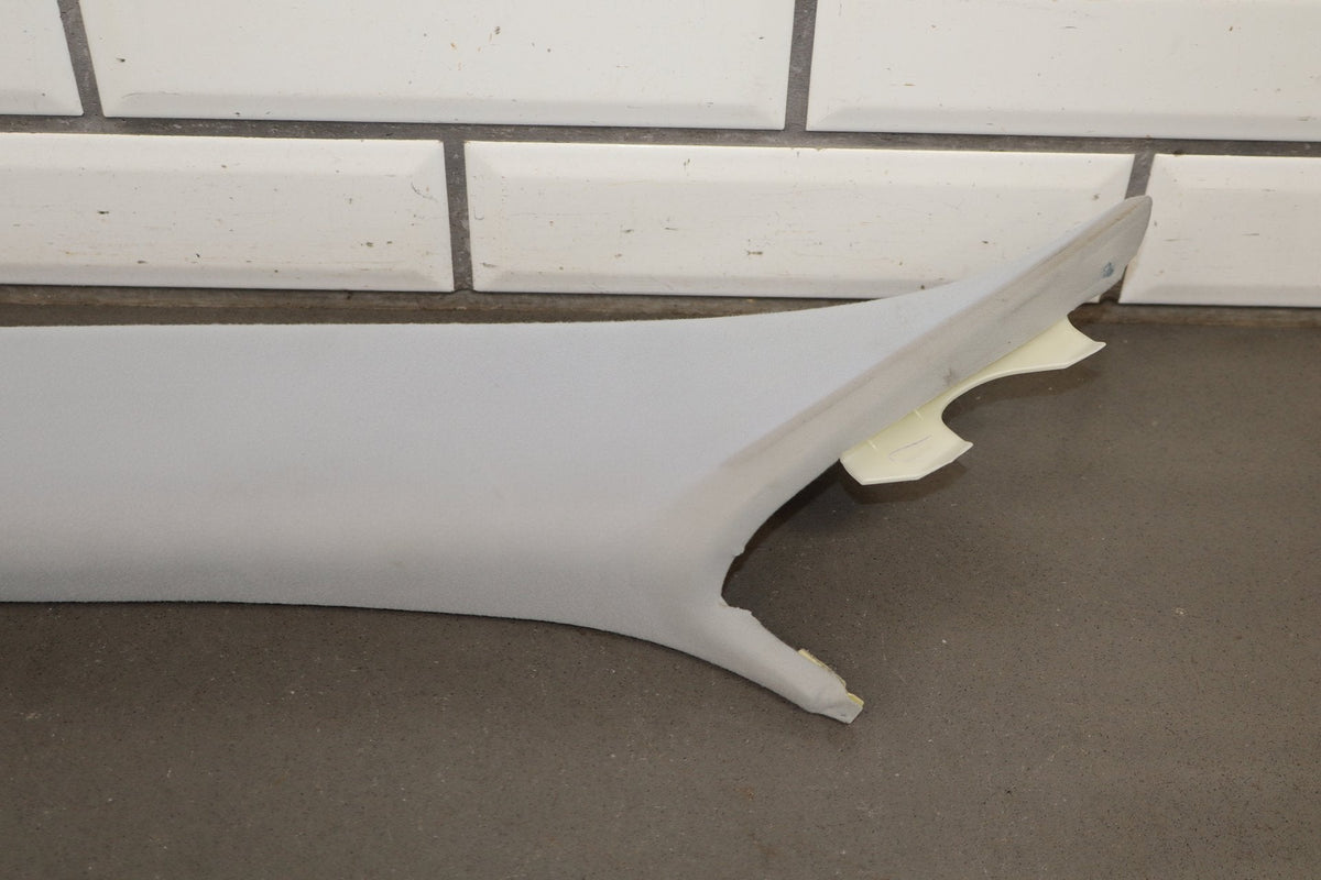 2007-09 Lexus LS460 Pair Front A Pillar Trim Lt. Grey