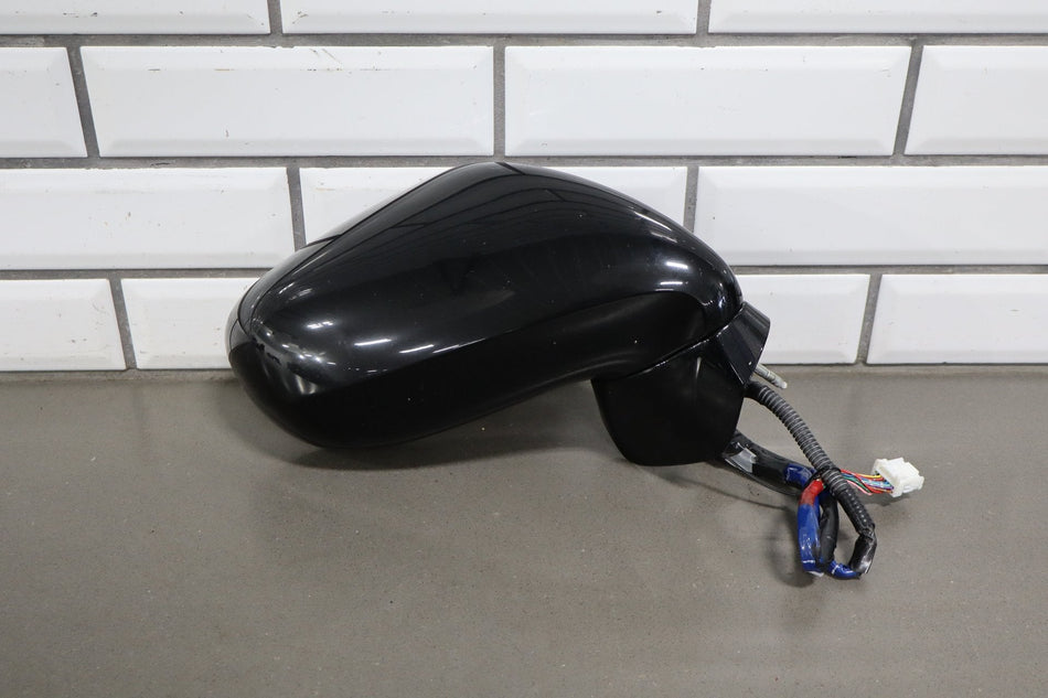 2007-09 Lexus LS460 Right Door Power Folding Mirror Obsidian Black 212