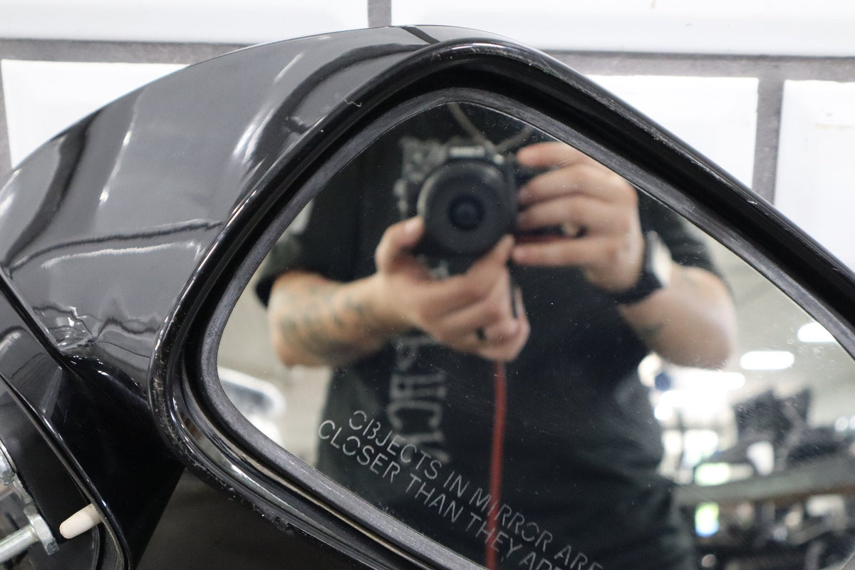 2007-09 Lexus LS460 Right Door Power Folding Mirror Obsidian Black 212