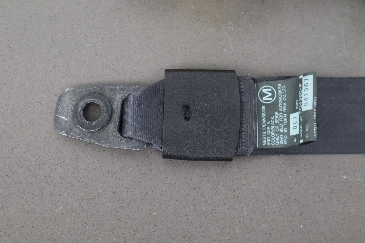 2007-09 Lexus LS460 Right Front Seat Belt Black 20