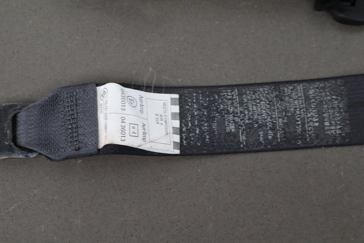 2007-09 Lexus LS460 Right Rear Seat belt Black 20