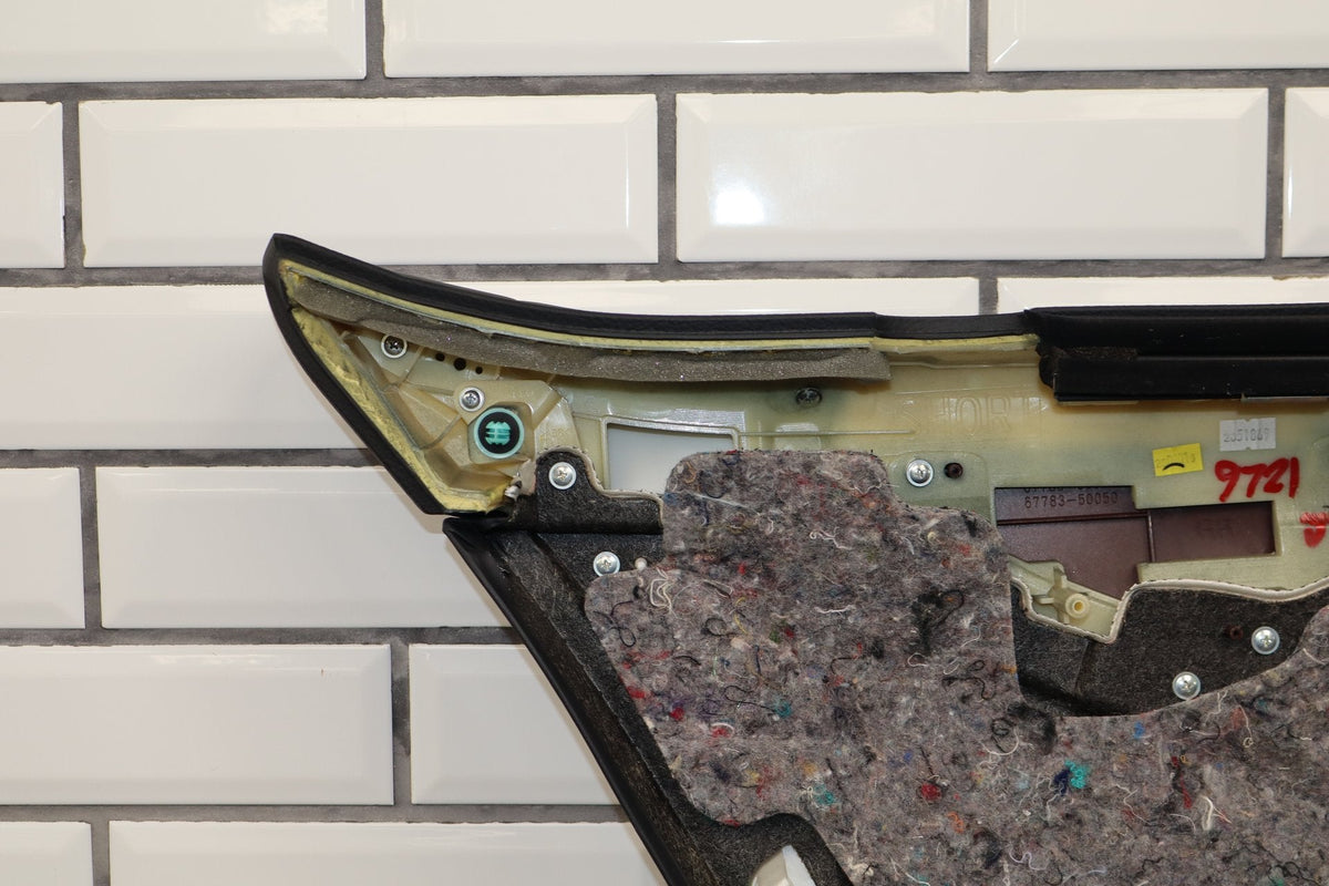 2007-09 Lexus LS460 SWB Right Rear Door Trim Panel Black 20
