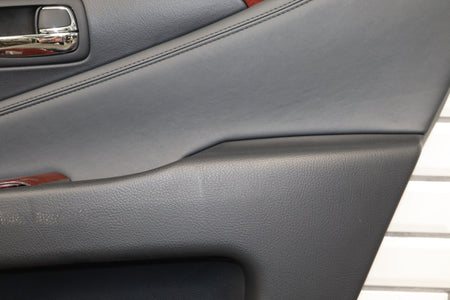 2007-09 Lexus LS460 SWB Right Rear Door Trim Panel Black 20