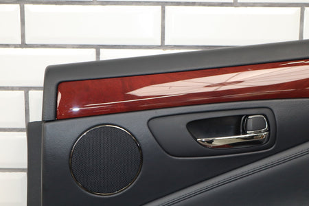 2007-09 Lexus LS460 SWB Right Rear Door Trim Panel Black 20