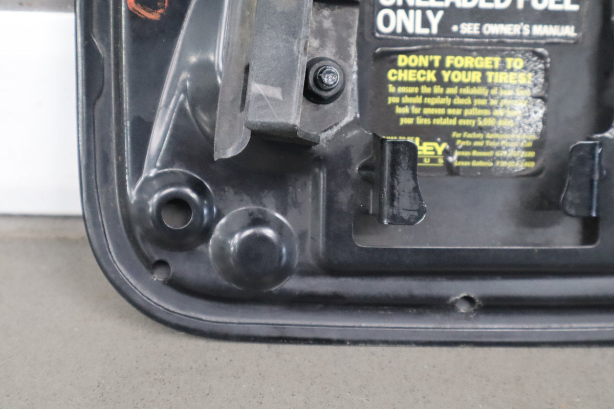 2007-17 Lexus LS460 Fuel Filler Door Obsidian Black 212