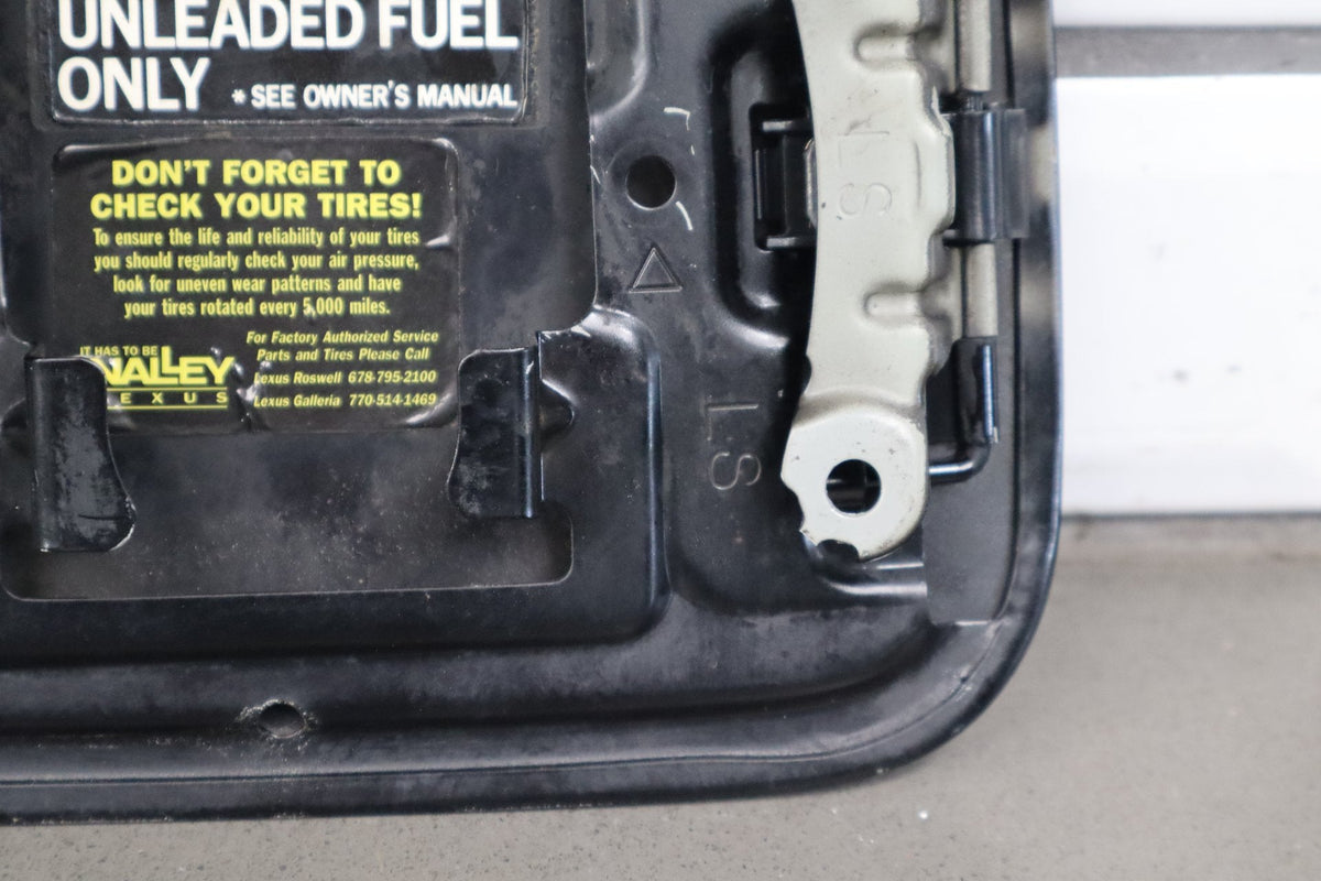 2007-17 Lexus LS460 Fuel Filler Door Obsidian Black 212
