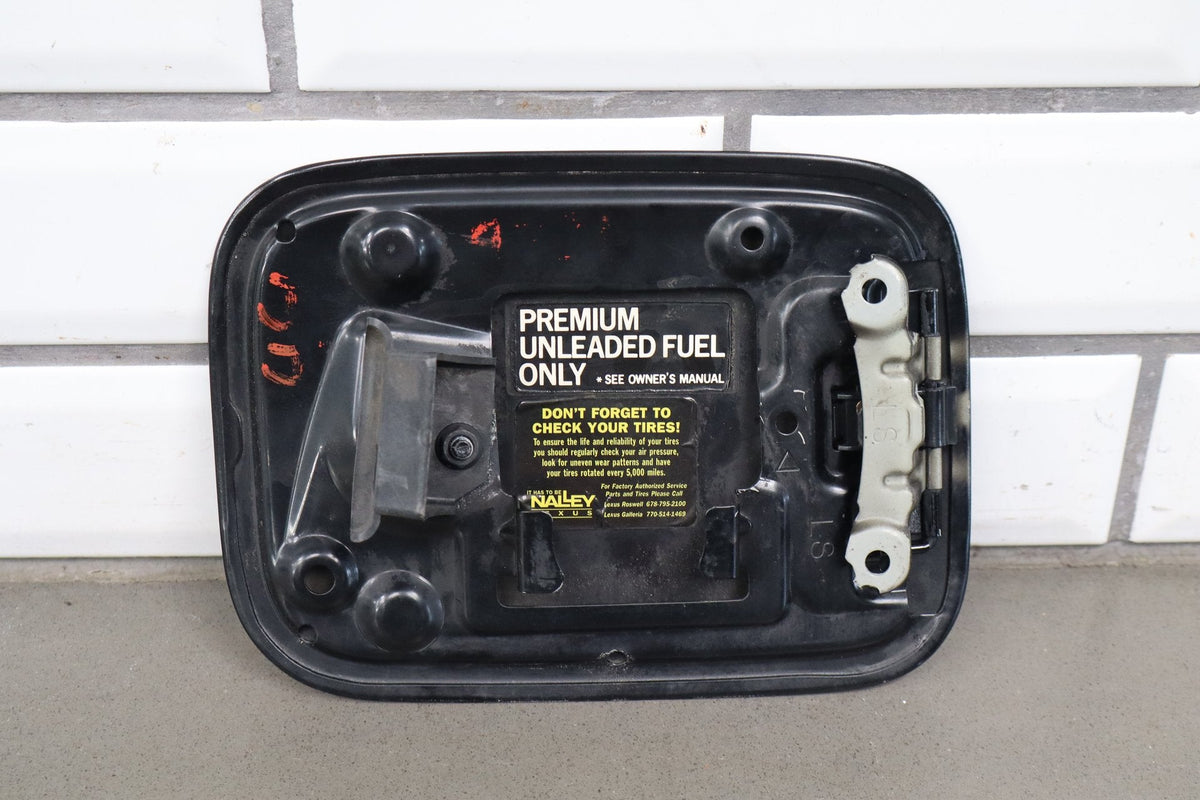 2007-17 Lexus LS460 Fuel Filler Door Obsidian Black 212