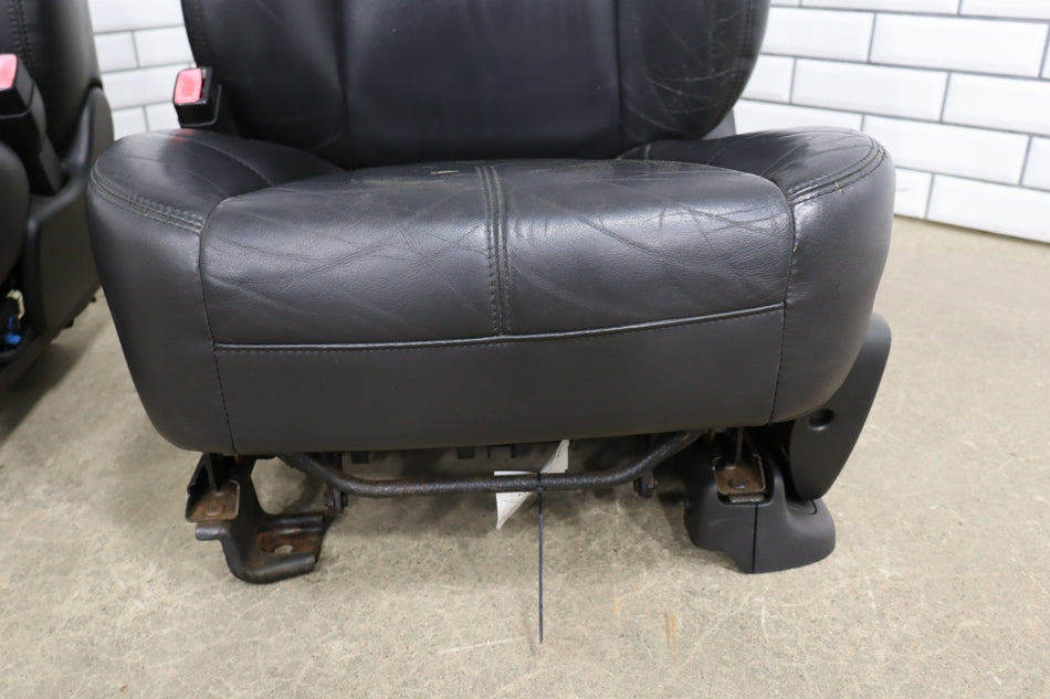 2007-2009 GMC Yukon Denali Front Seats Pair Power Heated Ebony