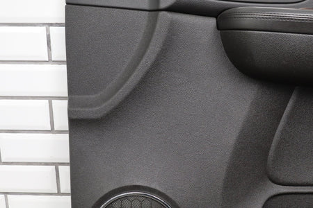 2007-2009 GMC Yukon Denali RH Front Door Panel Ebony Leather