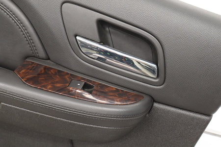 2007-2009 GMC Yukon LH Rear Door Panel Ebony 194 Leather