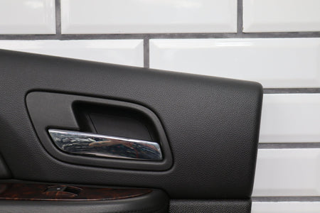 2007-2009 GMC Yukon LH Rear Door Panel Ebony 194 Leather
