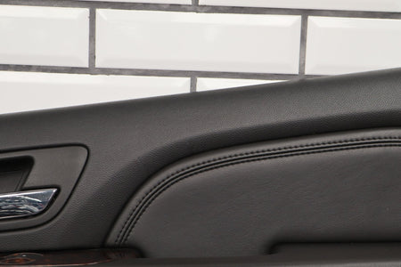 2007-2009 GMC Yukon RH Rear Door Panel Ebony 194 Leather