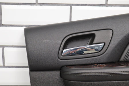 2007-2009 GMC Yukon RH Rear Door Panel Ebony 194 Leather
