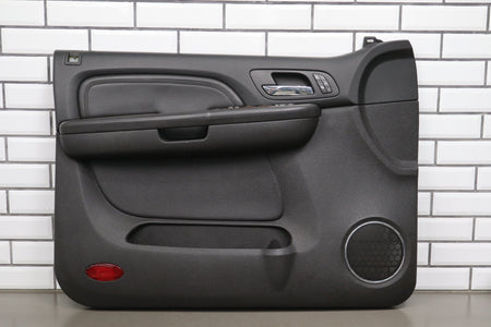 2007-2009 GMC Yukon Suburban Tahoe Driver Left Front Leather Door Panel Black