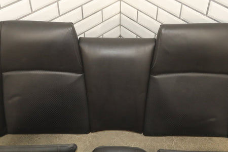 2007-2009 Jaguar XKR Leather Seats Set Front Rear Black OEM