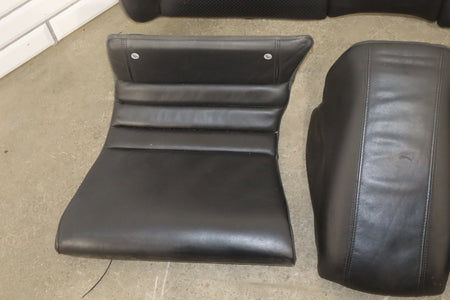 2007-2009 Jaguar XKR Leather Seats Set Front Rear Black OEM
