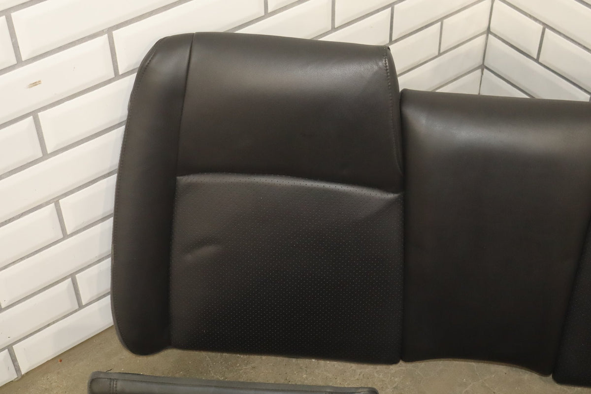 2007-2009 Jaguar XKR Leather Seats Set Front Rear Black OEM