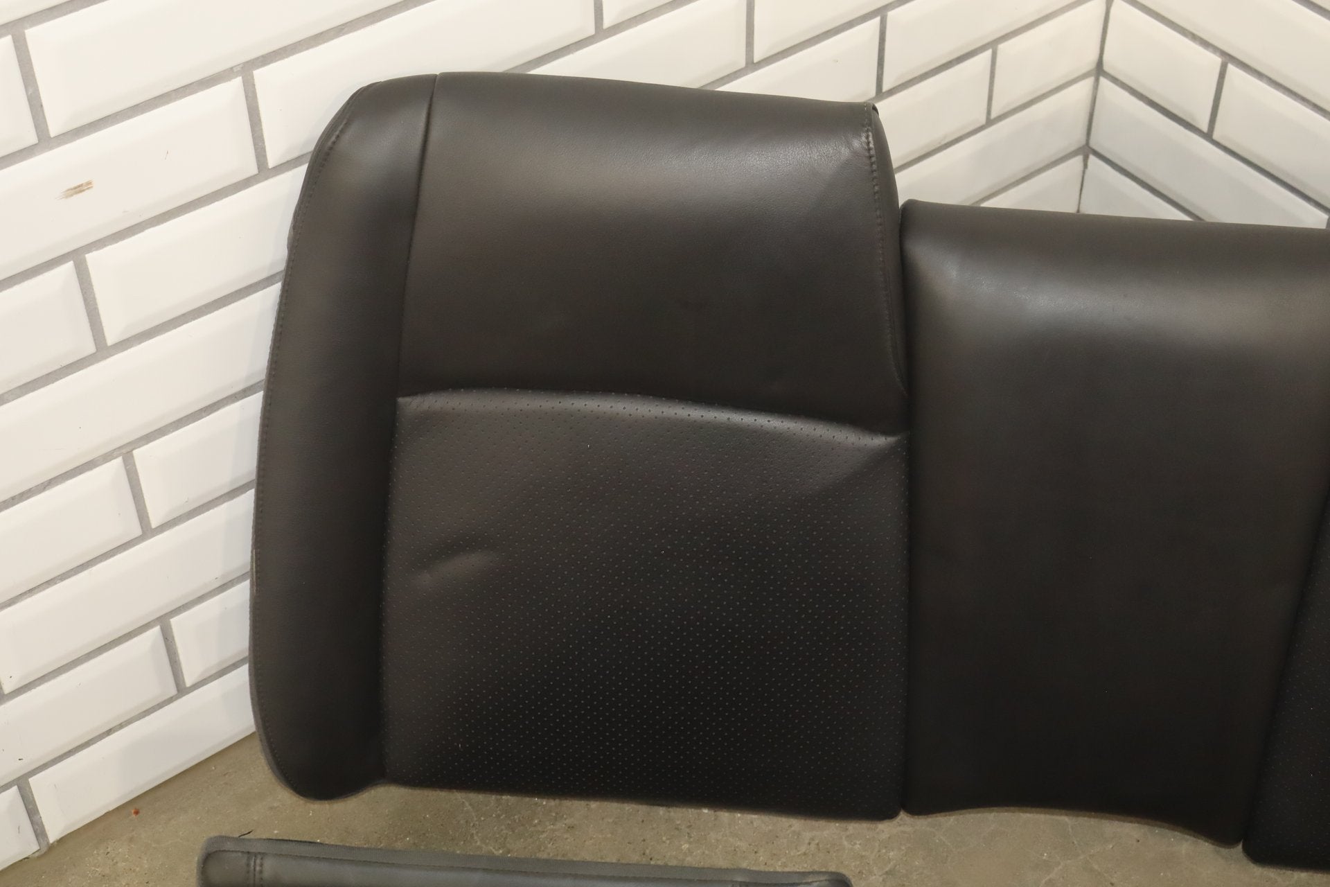 2007-2009 Jaguar XKR Leather Seats Set Front Rear Black OEM