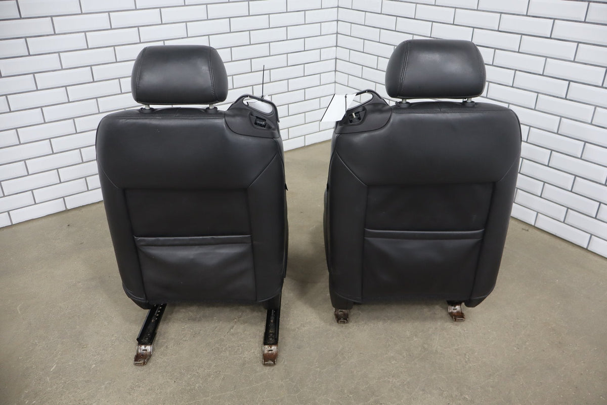 2007-2009 Jaguar XKR Leather Seats Set Front Rear Black OEM