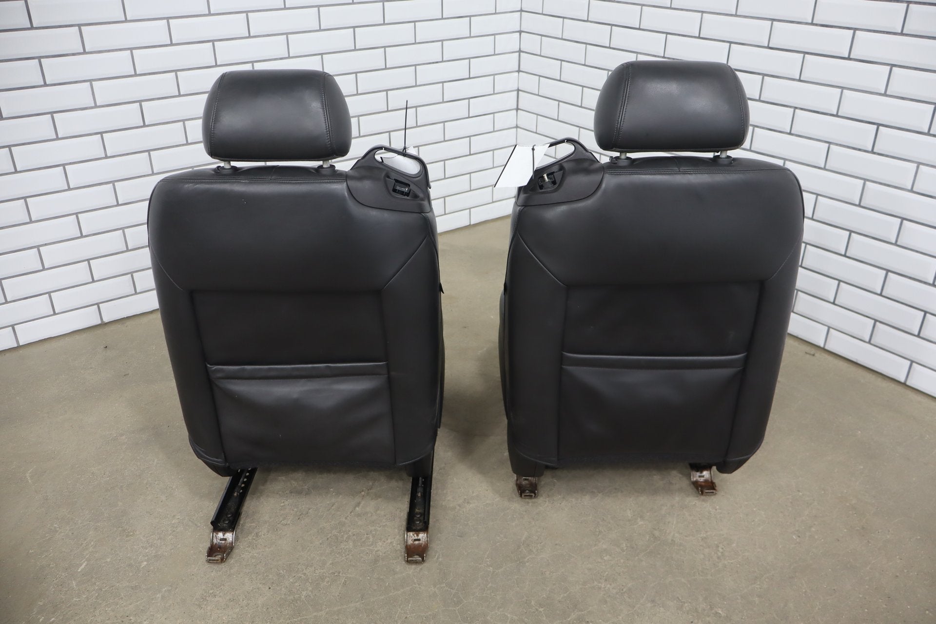 2007-2009 Jaguar XKR Leather Seats Set Front Rear Black OEM