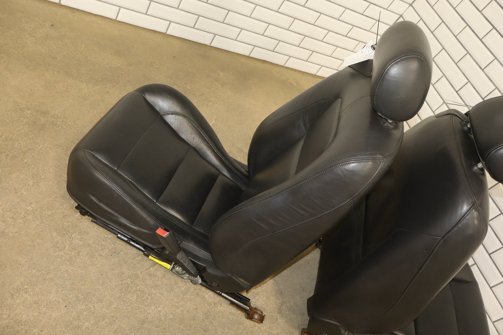 2007-2009 Jaguar XKR Leather Seats Set Front Rear Black OEM