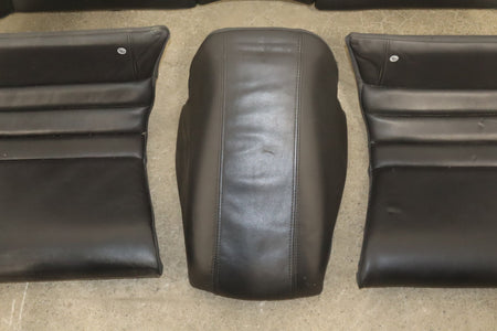 2007-2009 Jaguar XKR Leather Seats Set Front Rear Black OEM