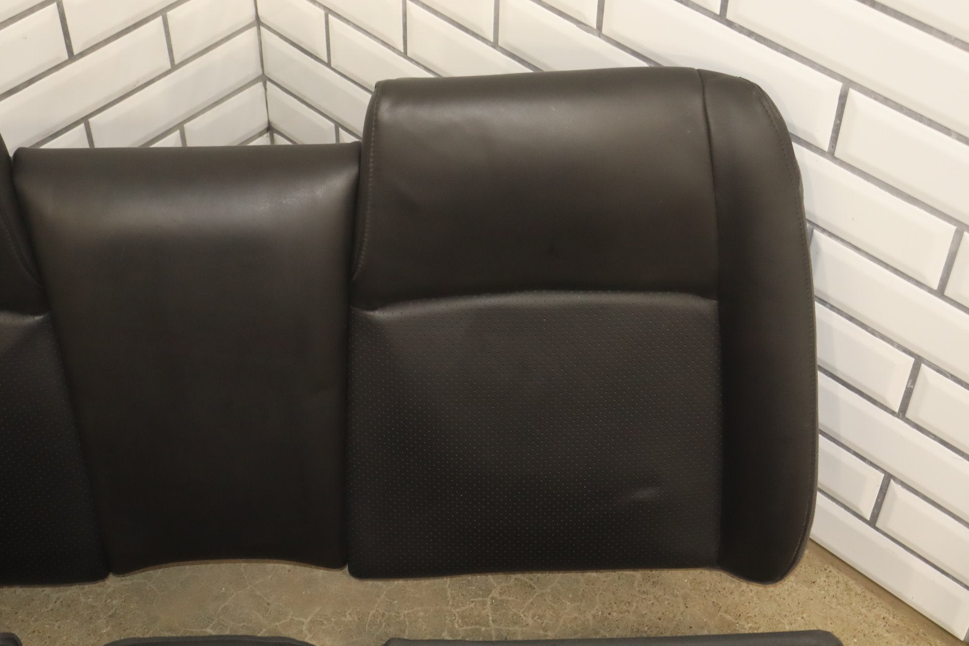 2007-2009 Jaguar XKR Leather Seats Set Front Rear Black OEM