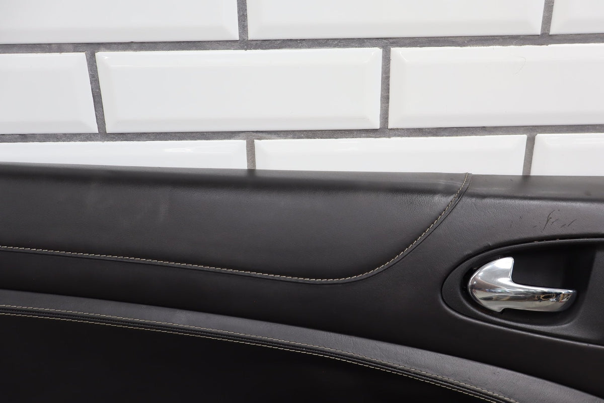 2007-2009 Jaguar XKR Left Front Interior Trim Panel Warm Charcoal LEG