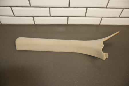 2007-2009 Jaguar XKR Pair A Pillar Trim Warm Charcoal LEG