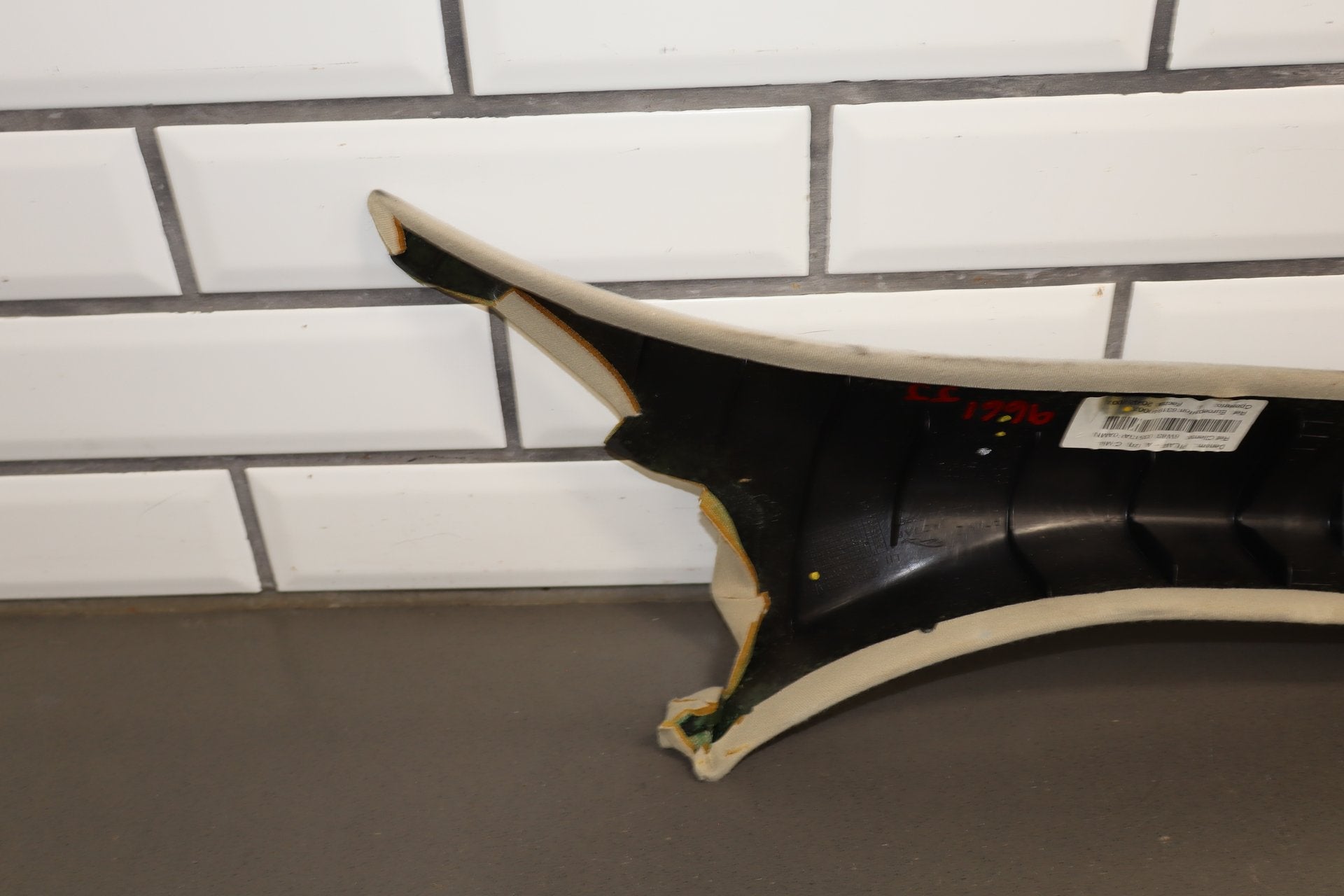 2007-2009 Jaguar XKR Pair A Pillar Trim Warm Charcoal LEG