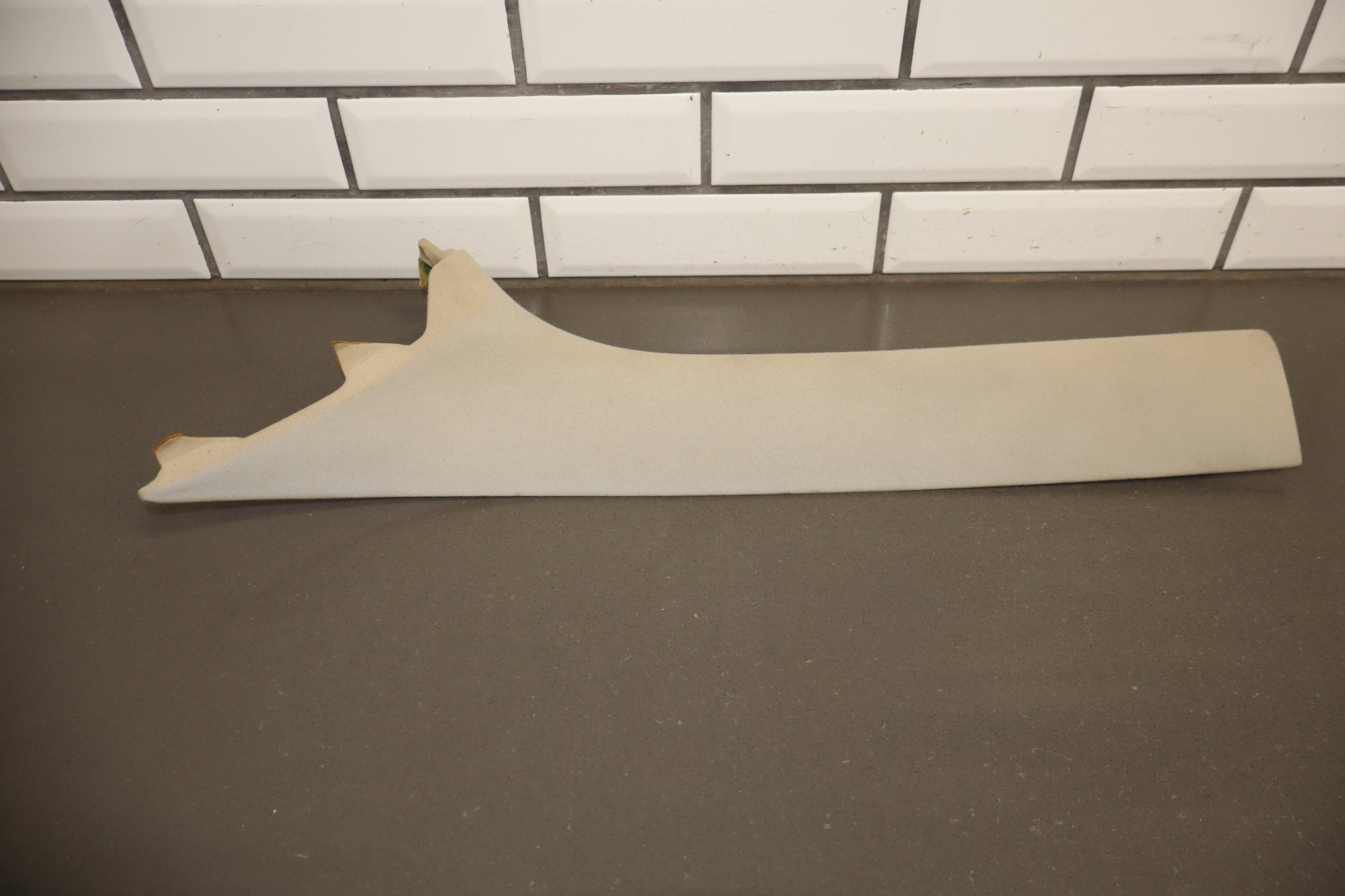 2007-2009 Jaguar XKR Pair A Pillar Trim Warm Charcoal LEG