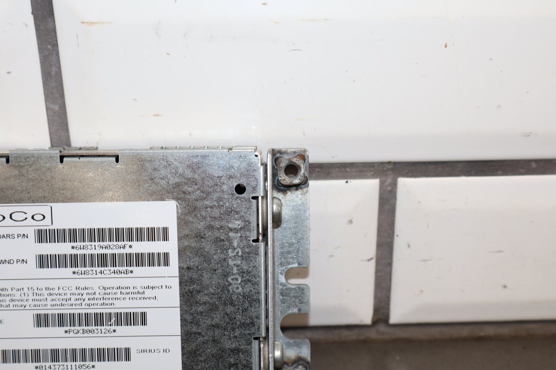 2007-2009 Jaguar XKR Radio Module 6w83-19a028-af