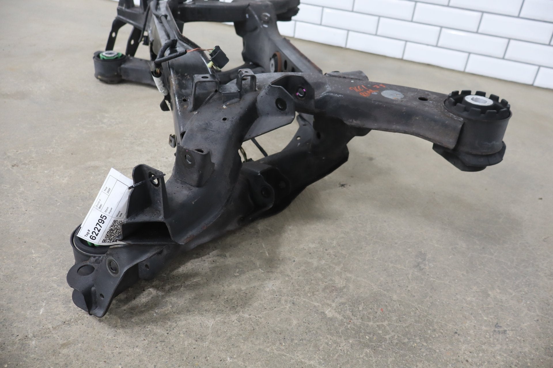 2007-2009 Jaguar XKR Rear Suspension Crossmember OEM Bare