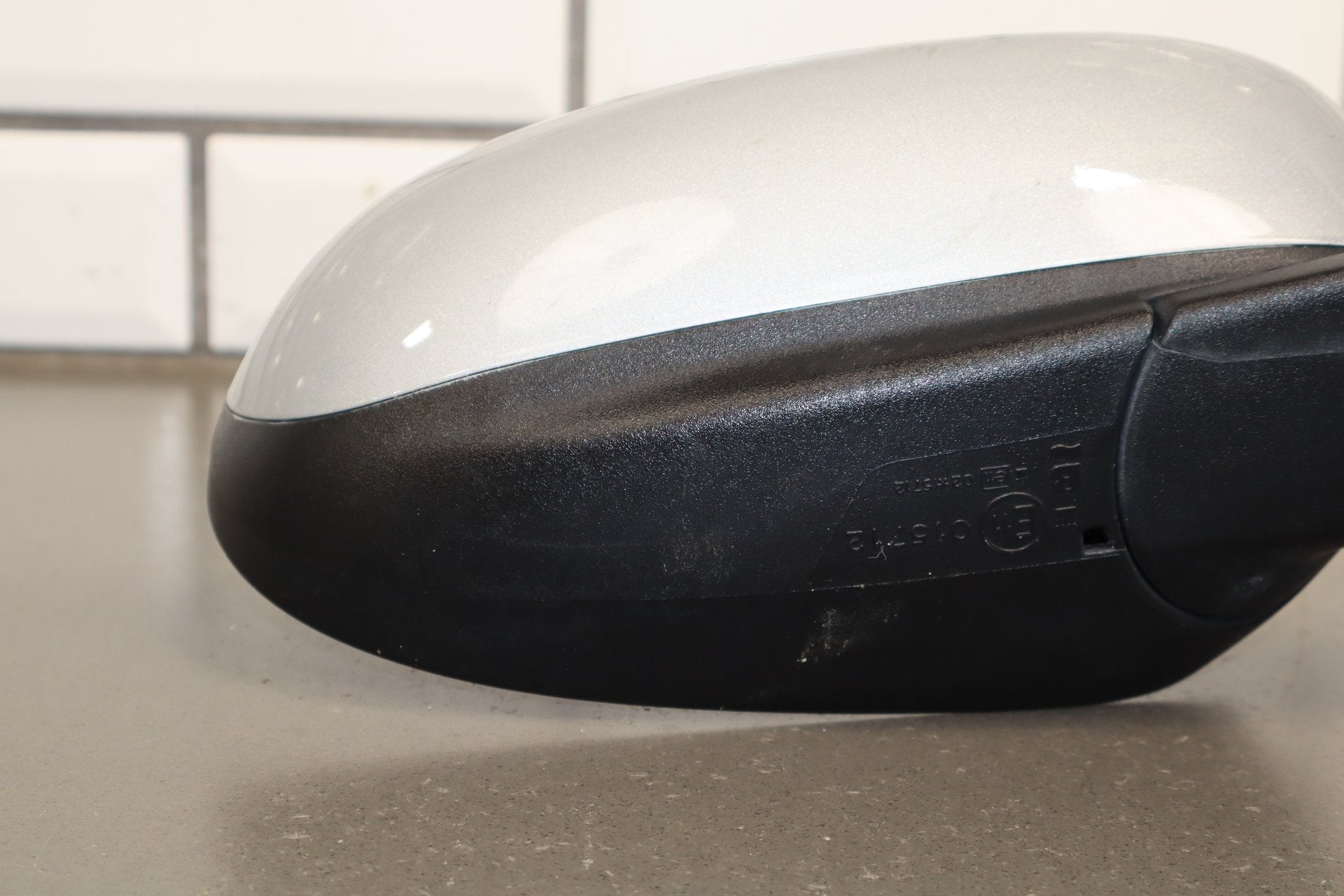 2007-2009 Jaguar XKR Right Door Mirror Liquid Silver MEE