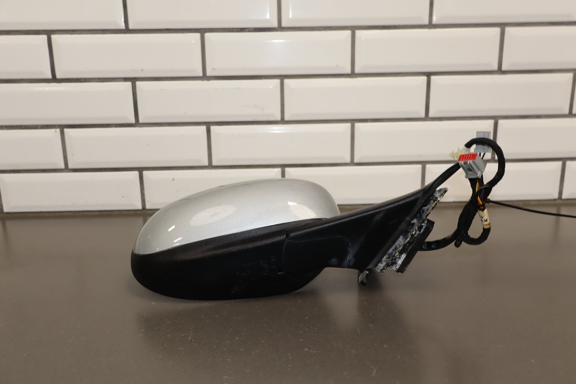 2007-2009 Jaguar XKR Right Door Mirror Liquid Silver MEE
