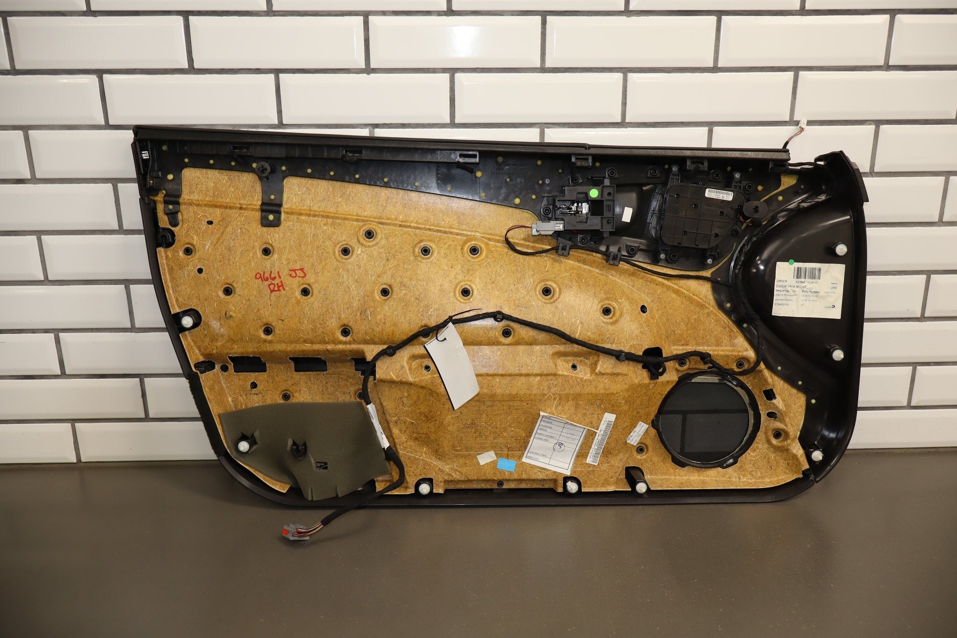 2007-2009 Jaguar XKR Right Front Interior Trim Panel Warm Charcoal LEG