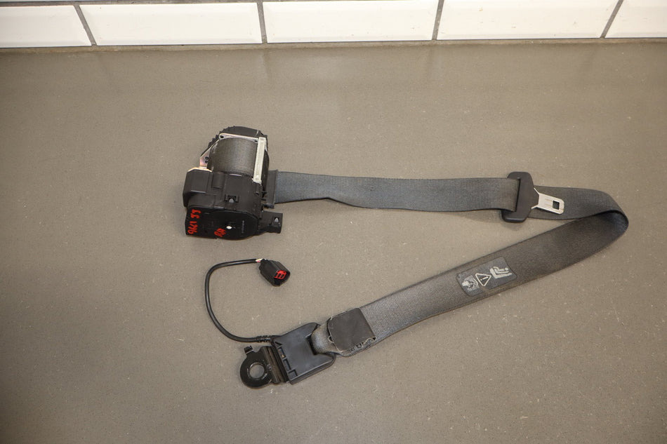 2007-2009 Jaguar XKR Right Front Seat Belt Warm Charcoal LEG