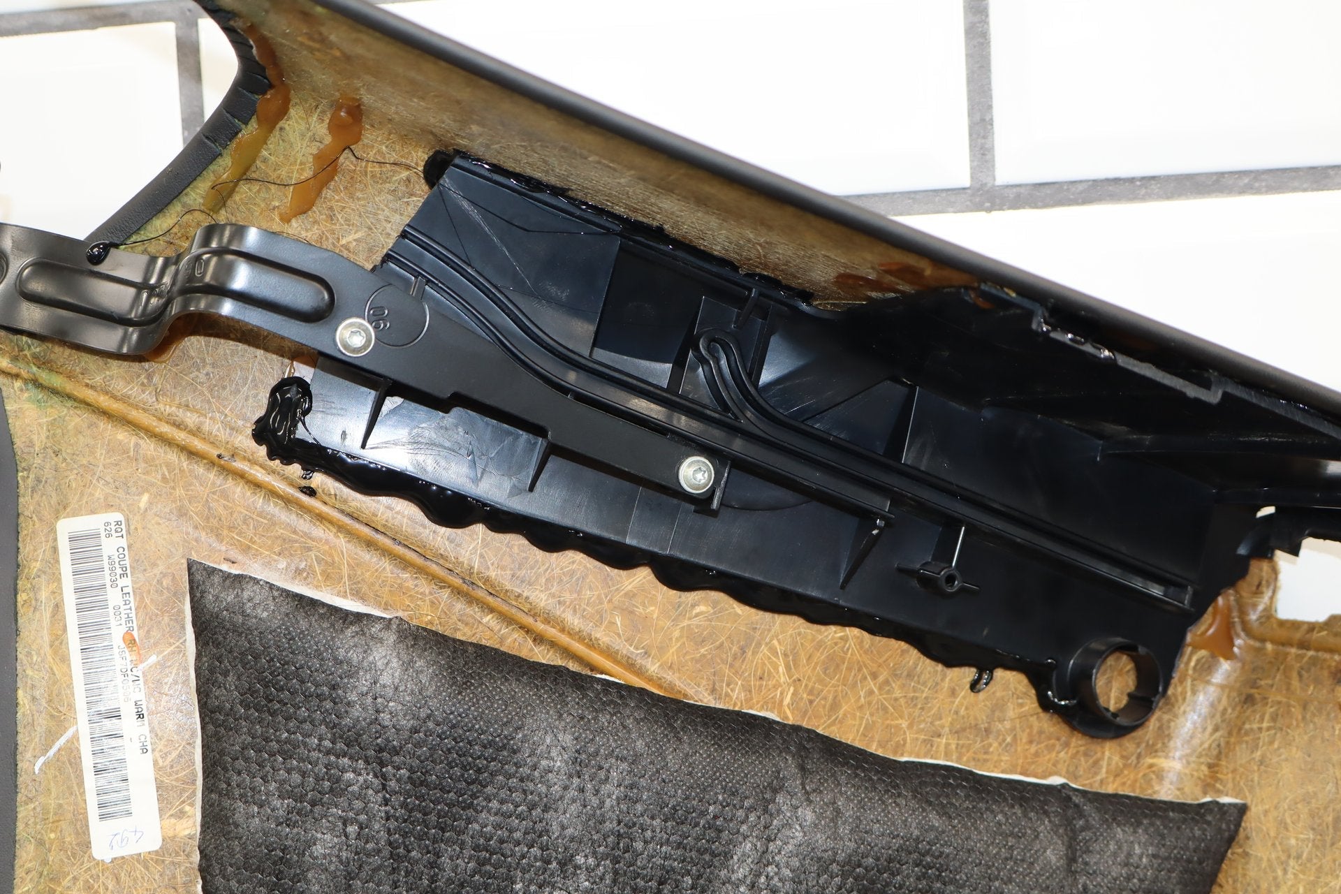 2007-2009 Jaguar XKR- Right Rear Quarter Trim Panel Black