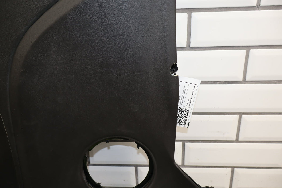 2007-2009 Jaguar XKR- Right Rear Quarter Trim Panel Black