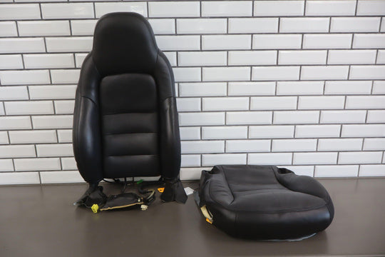2007 - 2011 C6 Corvette Right Passenger Leather Seat 2 - Piece Cover W/Foam