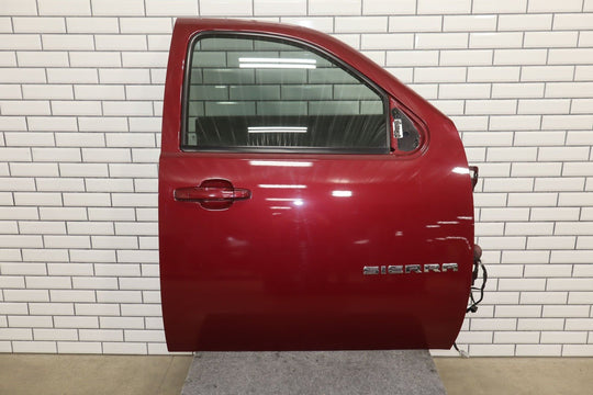 2007 - 2011 GMC Sierra 1500 Right Front Door Red RED 25796673