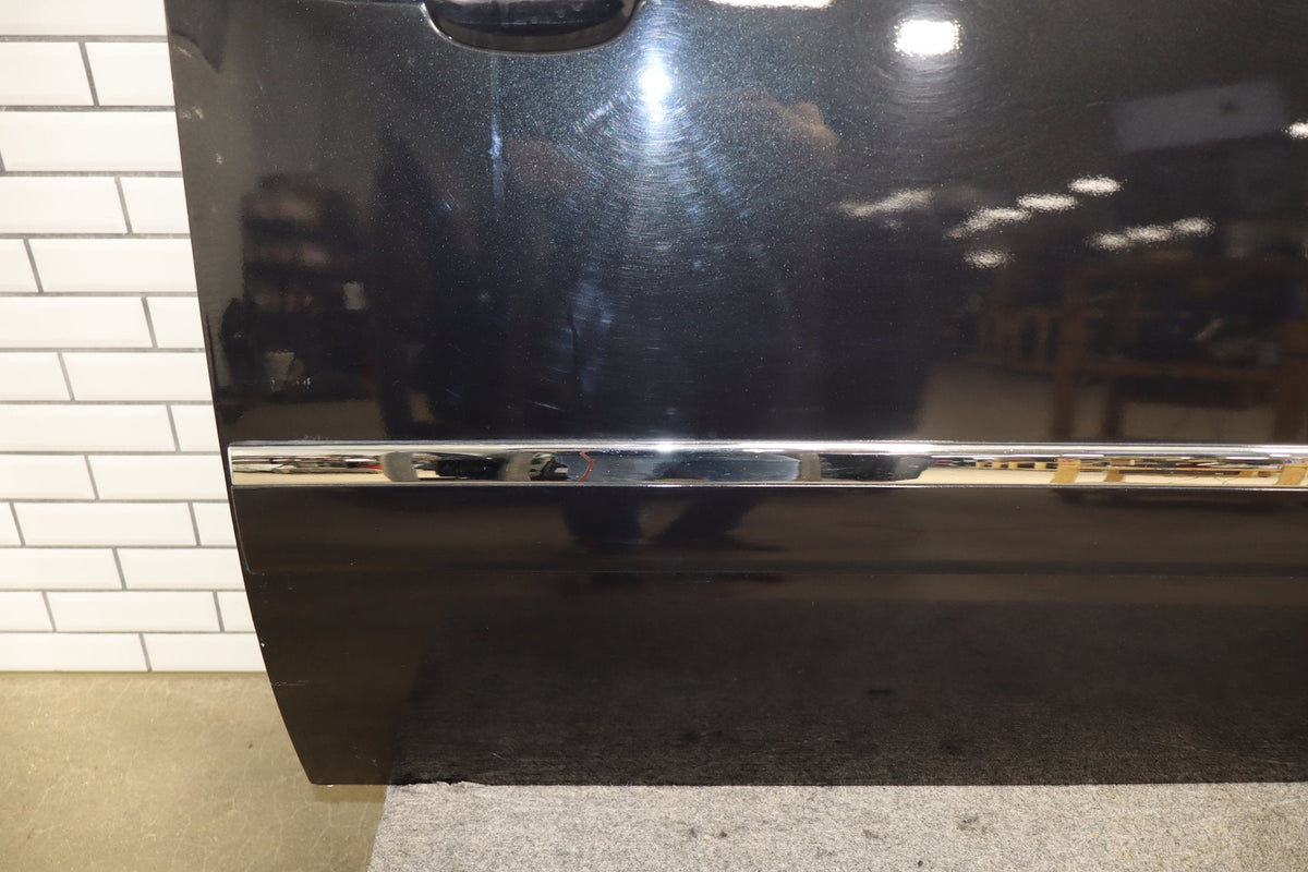 2007-2011 GMC Yukon Right Front Door Carbon Black 58 Less Mirror