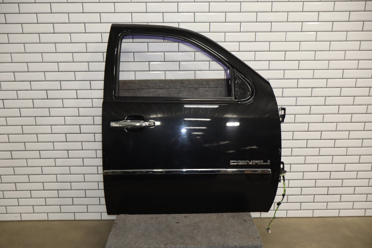 2007-2011 GMC Yukon Right Front Door Carbon Black 58 Less Mirror
