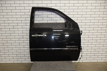 2007-2011 GMC Yukon Right Front Door Carbon Black 58 Less Mirror