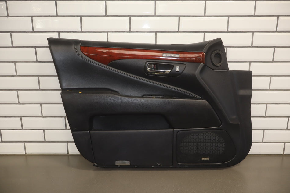 2007-2012 Lexus LS460 Left Front Interior Trim Panel Black 20- Armrest Damage