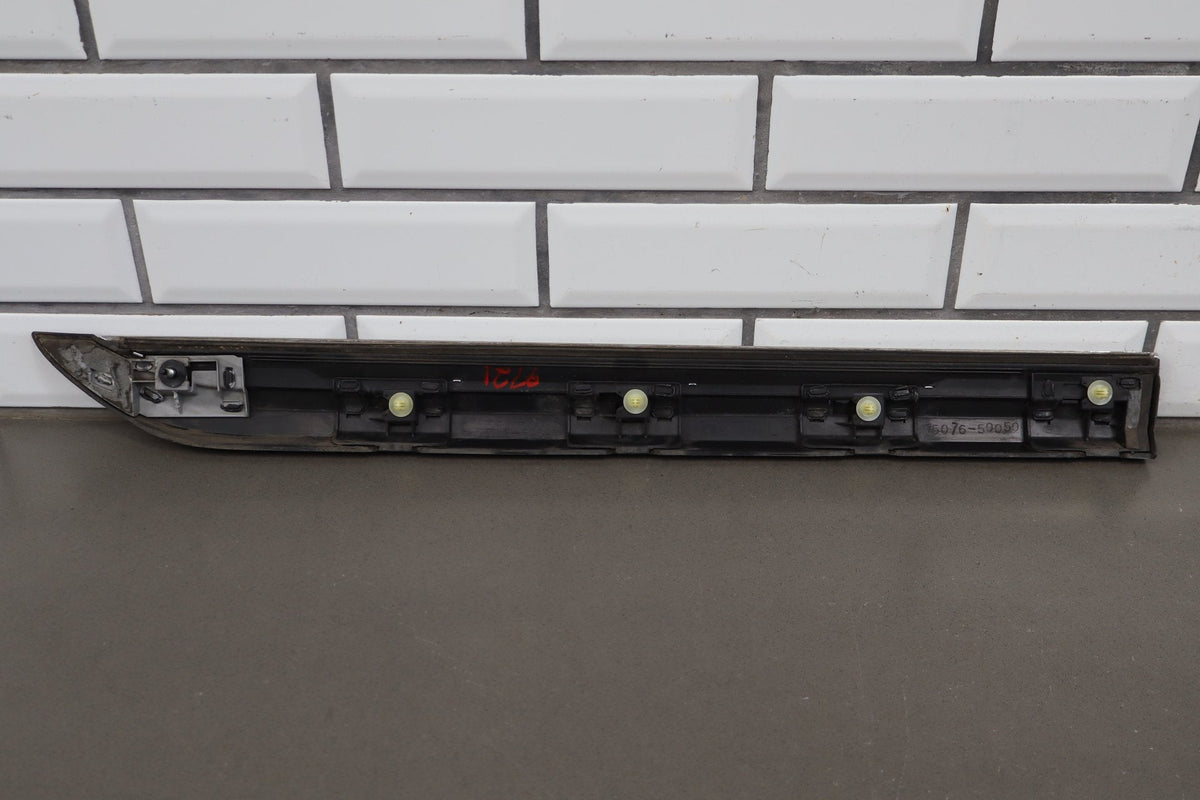 2007-2012 Lexus LS460 Left Rear Door Molding Obsidian Black 212