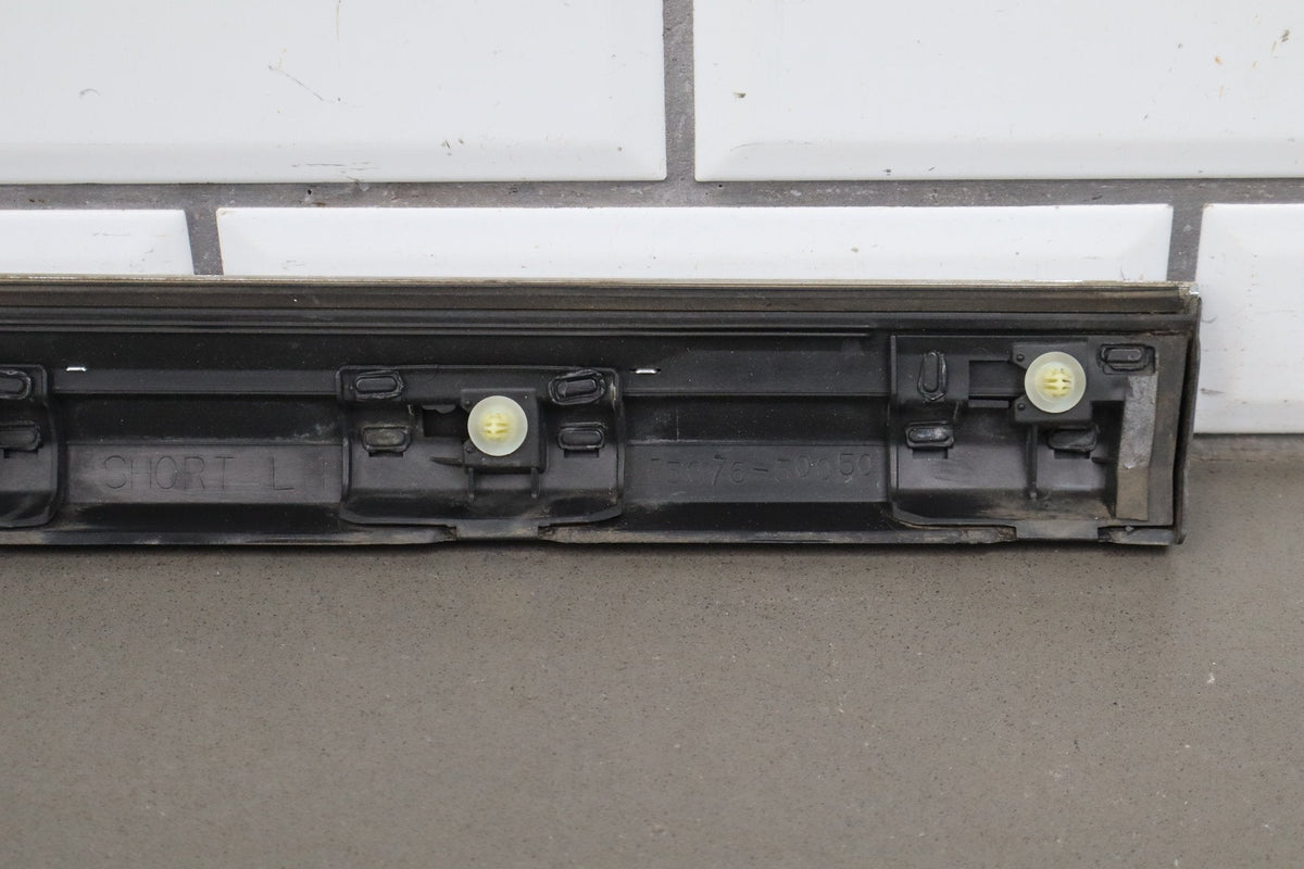 2007-2012 Lexus LS460 Left Rear Door Molding Obsidian Black 212