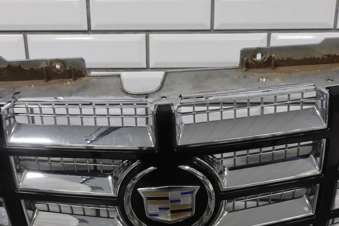 2007 - 2014 Cadillac Escalade Grille 23190289 OEM (Black Raven)