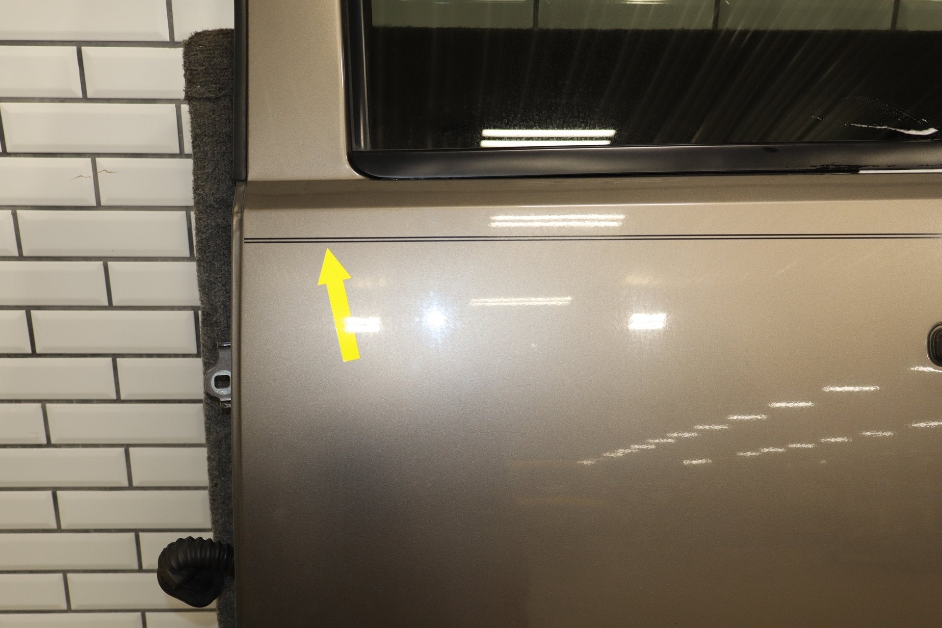 2007-2014 Chevrolet Tahoe Left Rear Door Mocha Steel ( GHA )